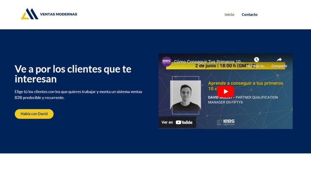 Web Ventas Modernas